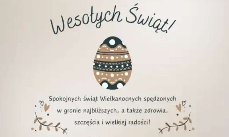 Wesołych świąt Wielkanocnych!